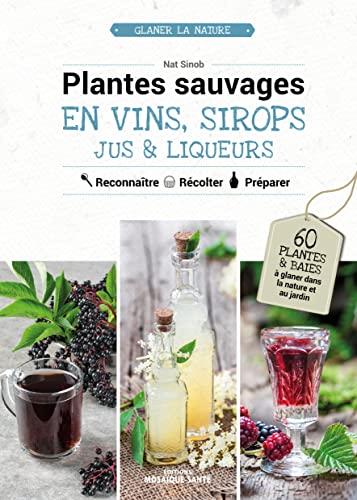Plantes sauvages en vins, sirops jus & liqueurs
